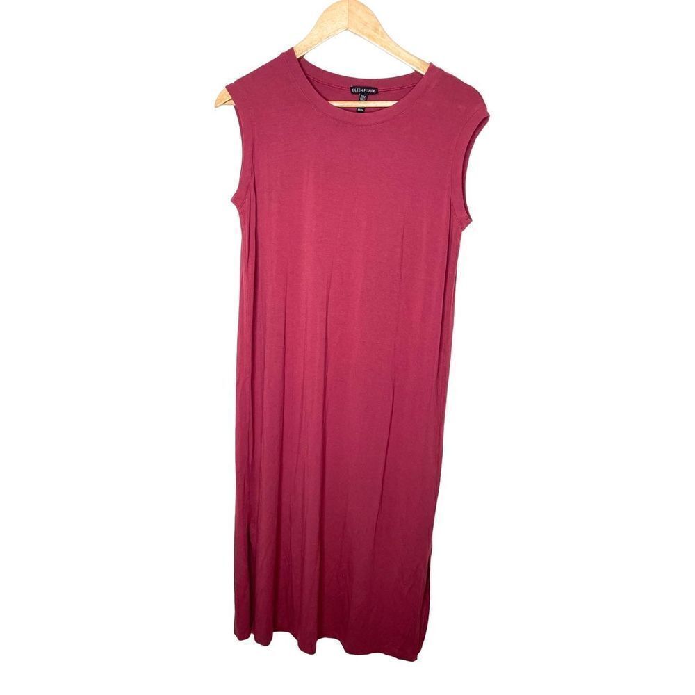 Eileen Fisher Women's Rose Midi Jersey Lagenlook